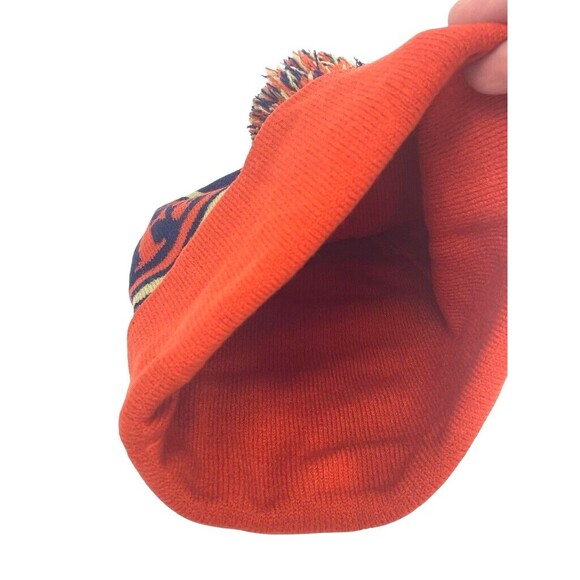 New Belgium Brewing Fat Tire Ale Beer Beanie Bike Bicycle  Logo Pom Cuffed Hat - Picture 5 of 6